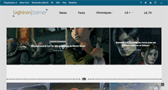 Desktop Screenshot of lightningamer.com